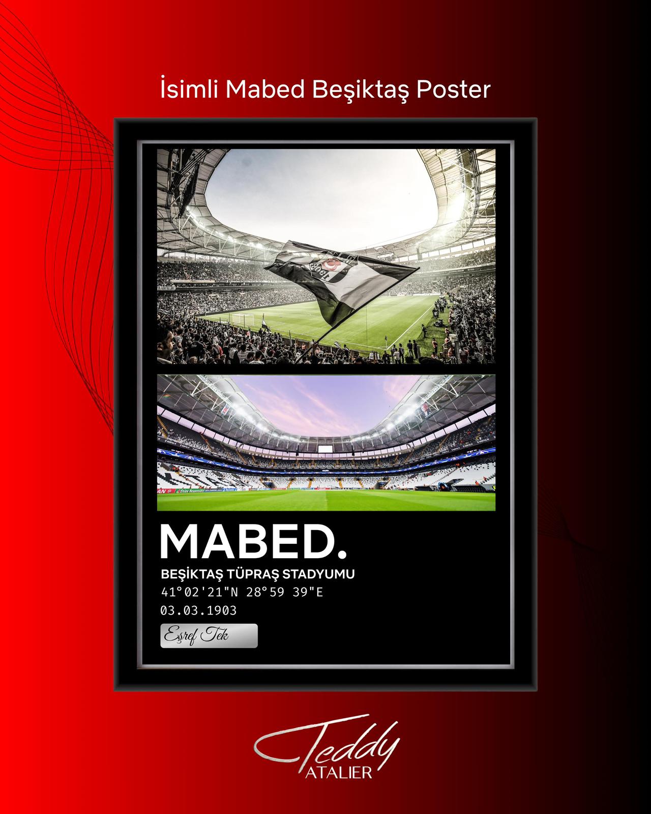 Mabed İsimli Beşiktaş Taraftar Posteri