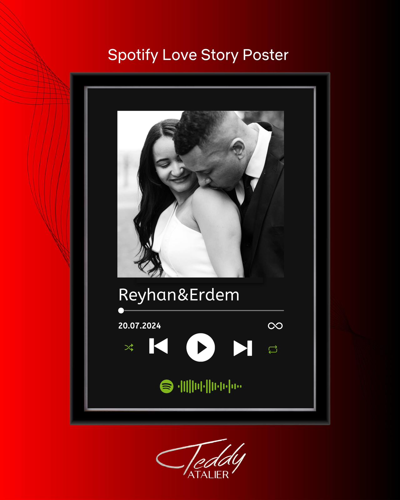 Spotify Love Story Poster