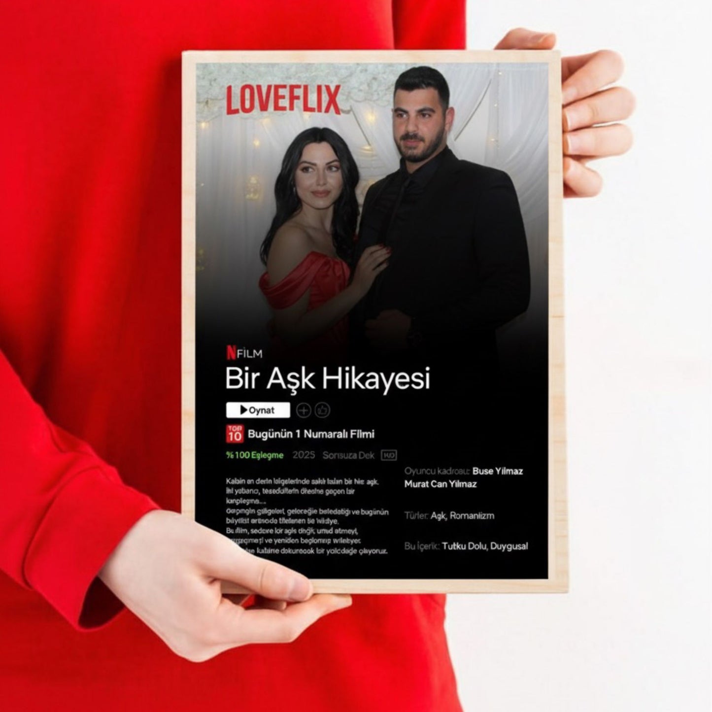 Netflix Dizi Temalı Poster